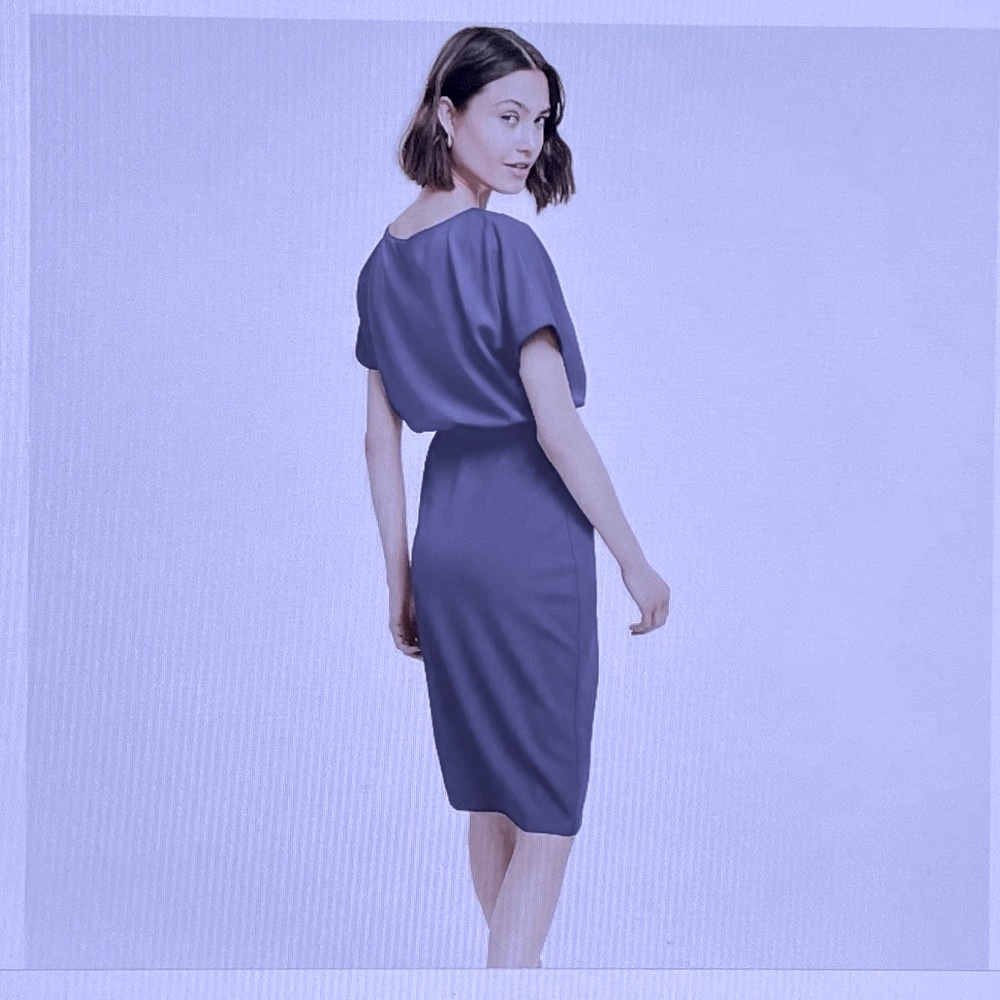 Kensie Blouson Wrap Dress